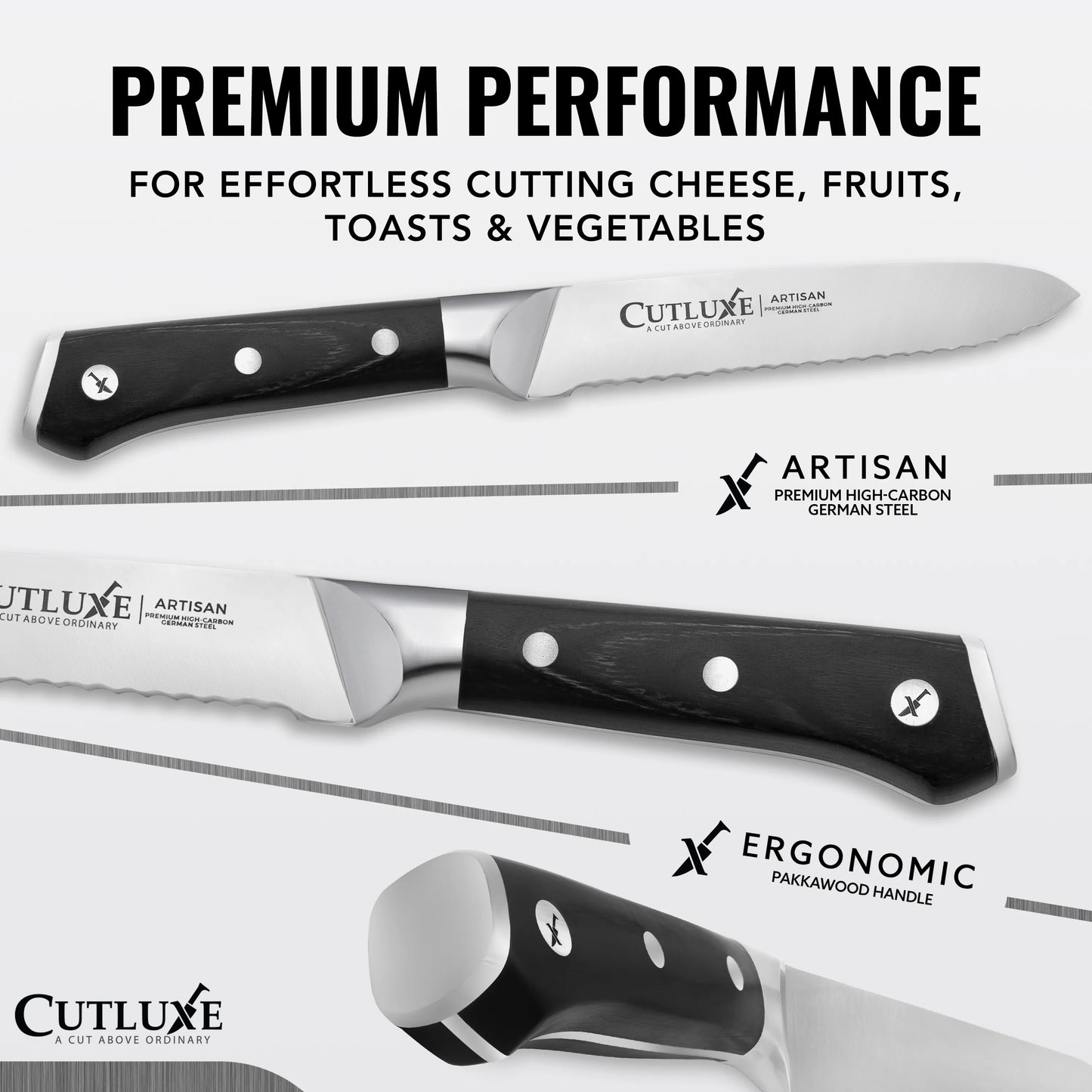 5" Serrated Utility Knife | Artisan Series