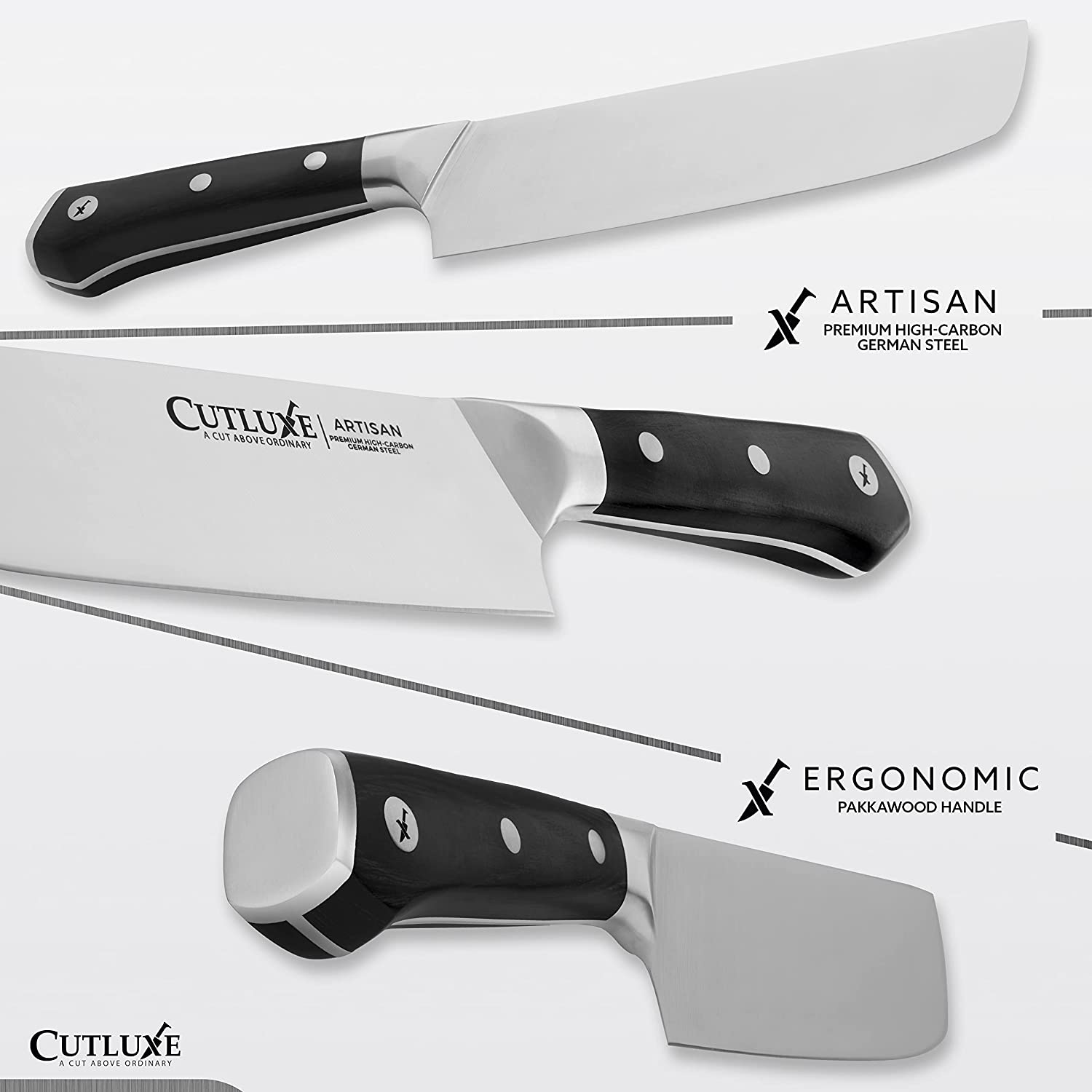 7 Nakiri Knives High Carbon Steel | Samurai Series