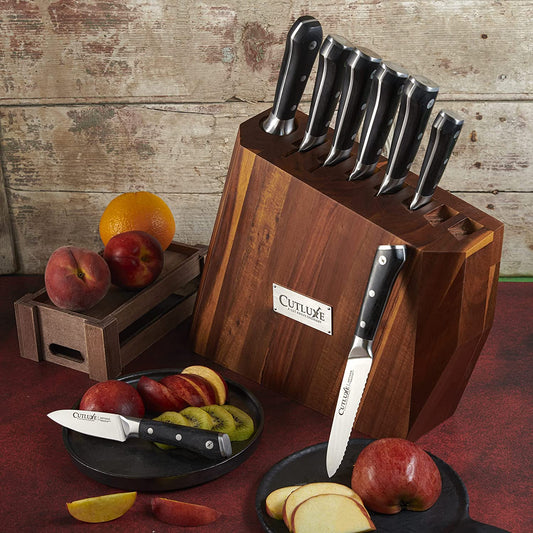 Viking 15-Piece Knife Set With Wood Block 