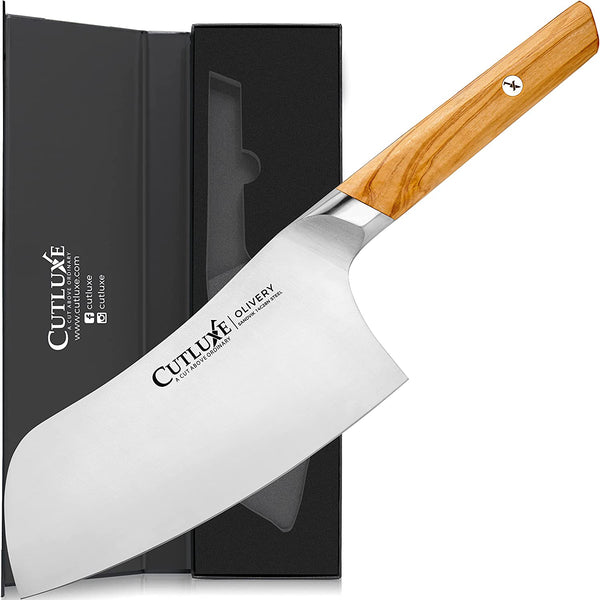 CUTLUXE 7 Cleaver Knife, Meat Cleaver Knife – Artisan Series – Cutluxe