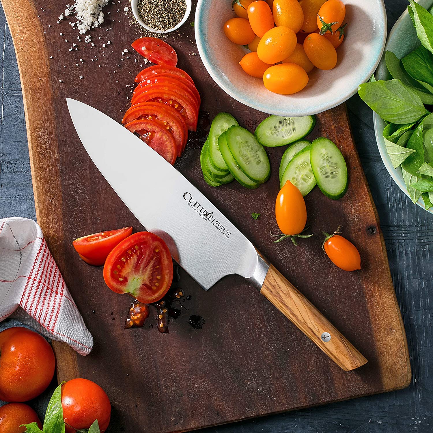 A look and the classic French triangualr bladed chef knife — California  Custom Knives